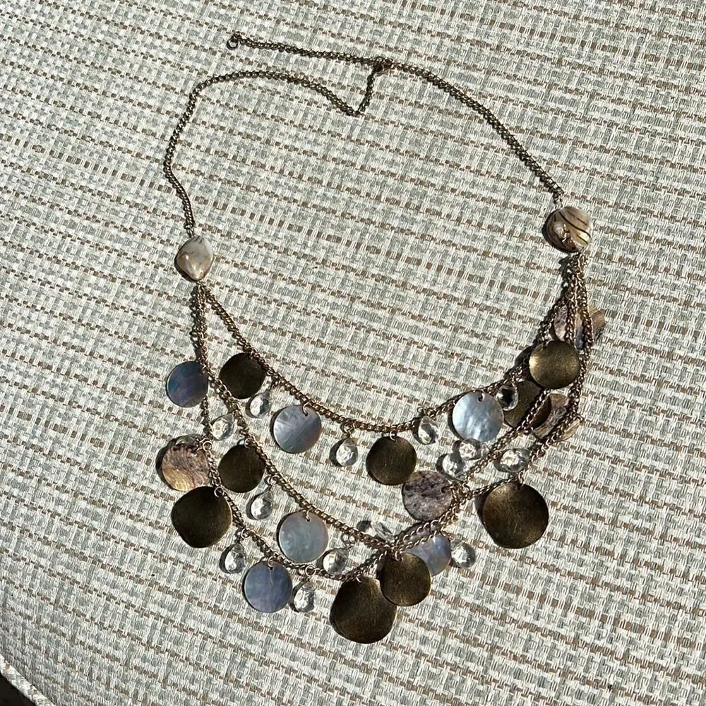 Shiny Adjustable Women’s Layered Fashion Necklace
